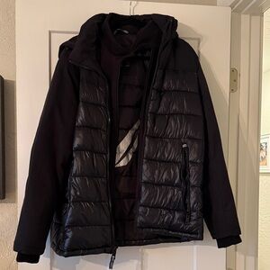 Nautica Men's Black Puffer Jacket